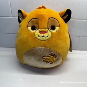 Disney Lion King Simba Squishmallow Plush, NWT, 8”